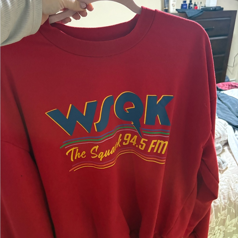 Target Red Graphic Crewneck Sweater
